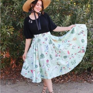 Kitschy Witch Return to Oz Circle Skirt Size M